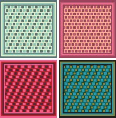 Seamless textile pattern set