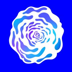 colorful illustration flowers in simple background N4