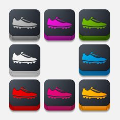 square button sneakers N16