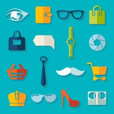 Set of Fashion Icons N80