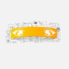Drawing medical formulas eye N13