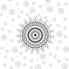 Floral stylish background