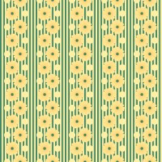 Bright seamless floral pattern stripes