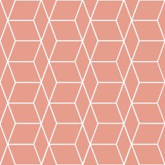 Pattern of cubes Abstract seamless vector pattern