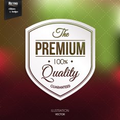 Vector retro stamp sticker tag label badge on color background