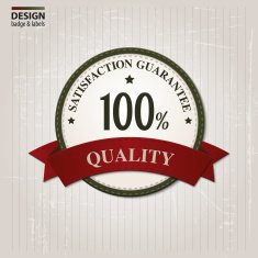 Vintage premium quality badge