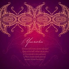 Grunge Lace Ornament