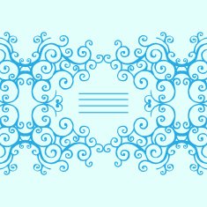 lacy frame for a short text