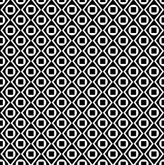 geometric pattern with circles rhombuses and squares