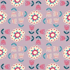 Seamless color decorative flower pattern N5