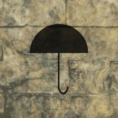 Umbrella Flat modern web button and space for your text N5