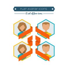 Flat Avatars N2