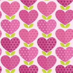 Cute seamless pattern with heart