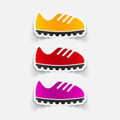 realistic design element sneakers N29