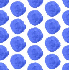 Aquarelle circle vector vintage seamless pattern