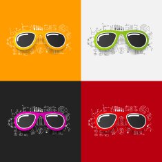 Drawing business formulas sunglasses N15
