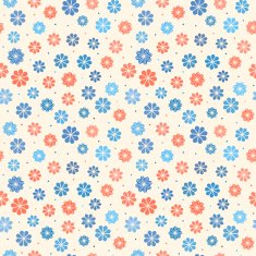 Seamless pastel floral pattern