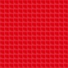 Red Pattern Tetrahedral Mosaic N2