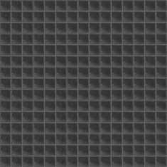 Black Pattern Tetrahedral Mosaic