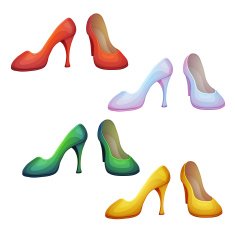 Vector set of shoes N3