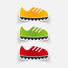 realistic design element sneakers N35