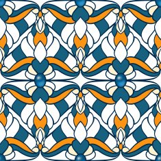 Abstract multicolored seamless pattern