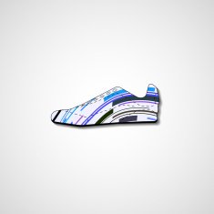 Abstract illustration on sneakers N15