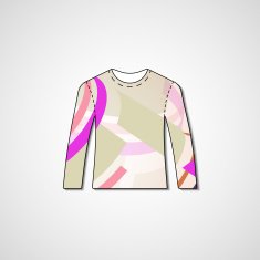Abstract illustration on sweater N21