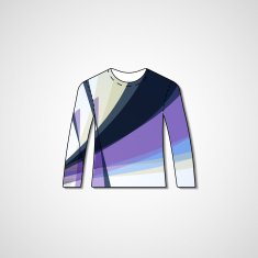 Abstract illustration on sweater N22