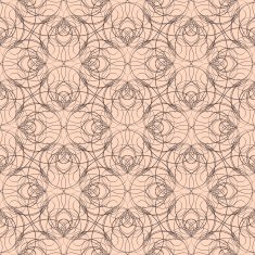 Seamless pink whirlpool cobweb pattern