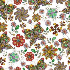 Butterfly seamless pattern N6