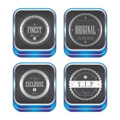 vintage sticker label N25
