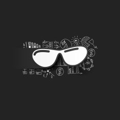 Drawing business formulas sunglasses N22