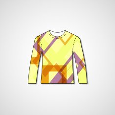 Abstract illustration on sweater N23