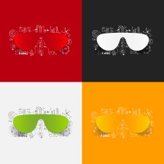 Drawing business formulas sunglasses N24