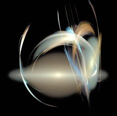 Digital Fractal on Black N1082