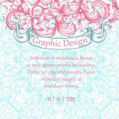 Vector vintage border frame