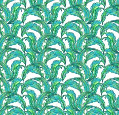 Seamless pattern with leaves N34