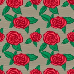 Seamless pattern with roses N17