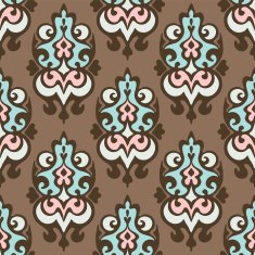 seamless vector damask pattern