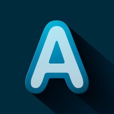 Volume icons alphabet A N5
