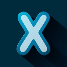 Volume icons alphabet X N5