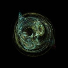 Digital Fractal on Black N1123