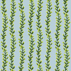 Seamless striped texture with plants