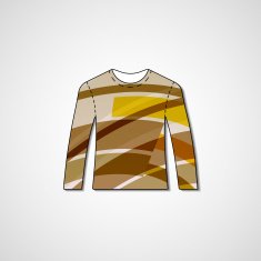 Abstract illustration on sweater N28