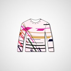 Abstract illustration on sweater N29
