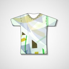 Abstract illustration on t-shirt N20