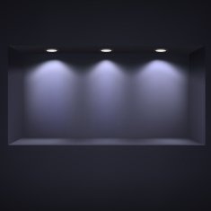 Dark niche for presentations N2