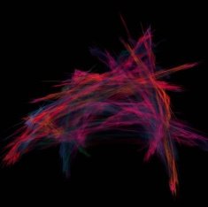 Digital Fractal on Black N1232