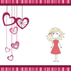 hearts background N9